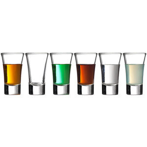 Shotglas 7cl in doos van 6 stuks