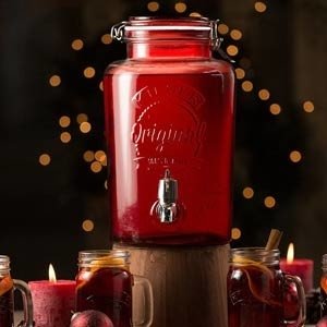 Kilner Drank Dispenser Rood 5 liter