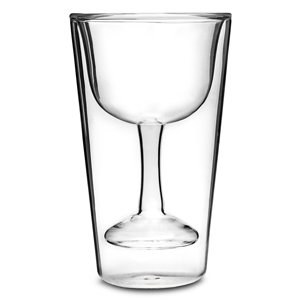 Wijnglas in glas (per 2)